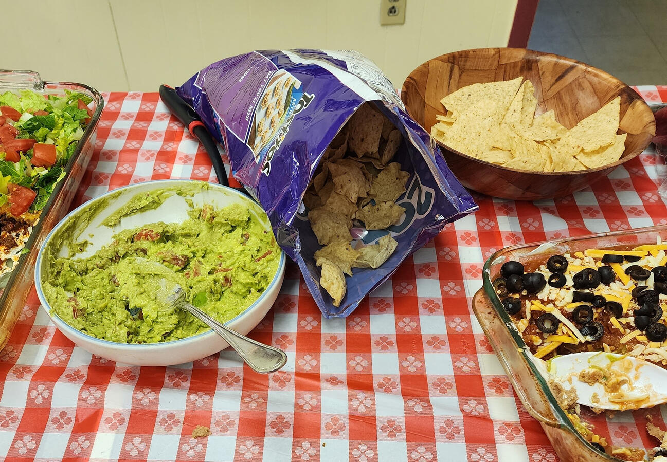 Delicious eats from our Cinco de Mayo potluck! (2025)