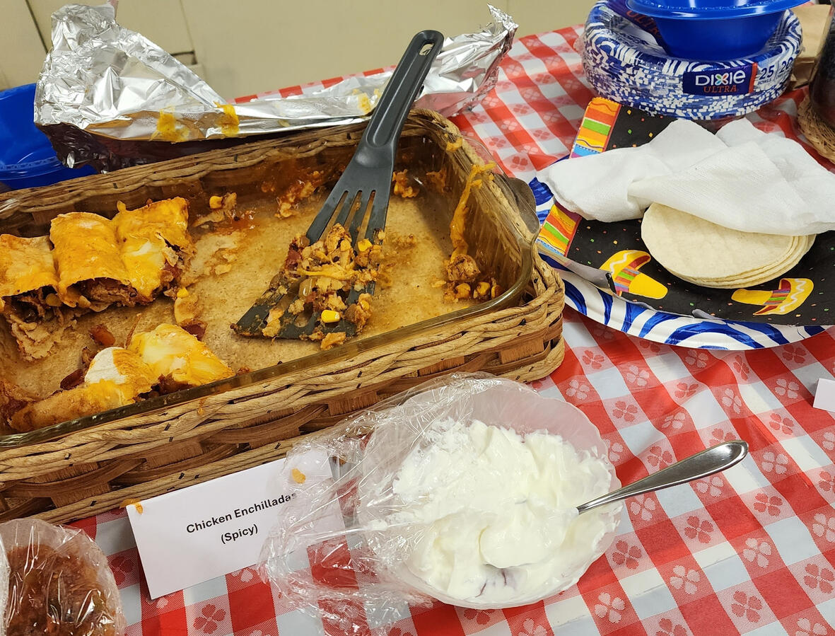 Delicious eats from our Cinco de Mayo potluck! (2025)